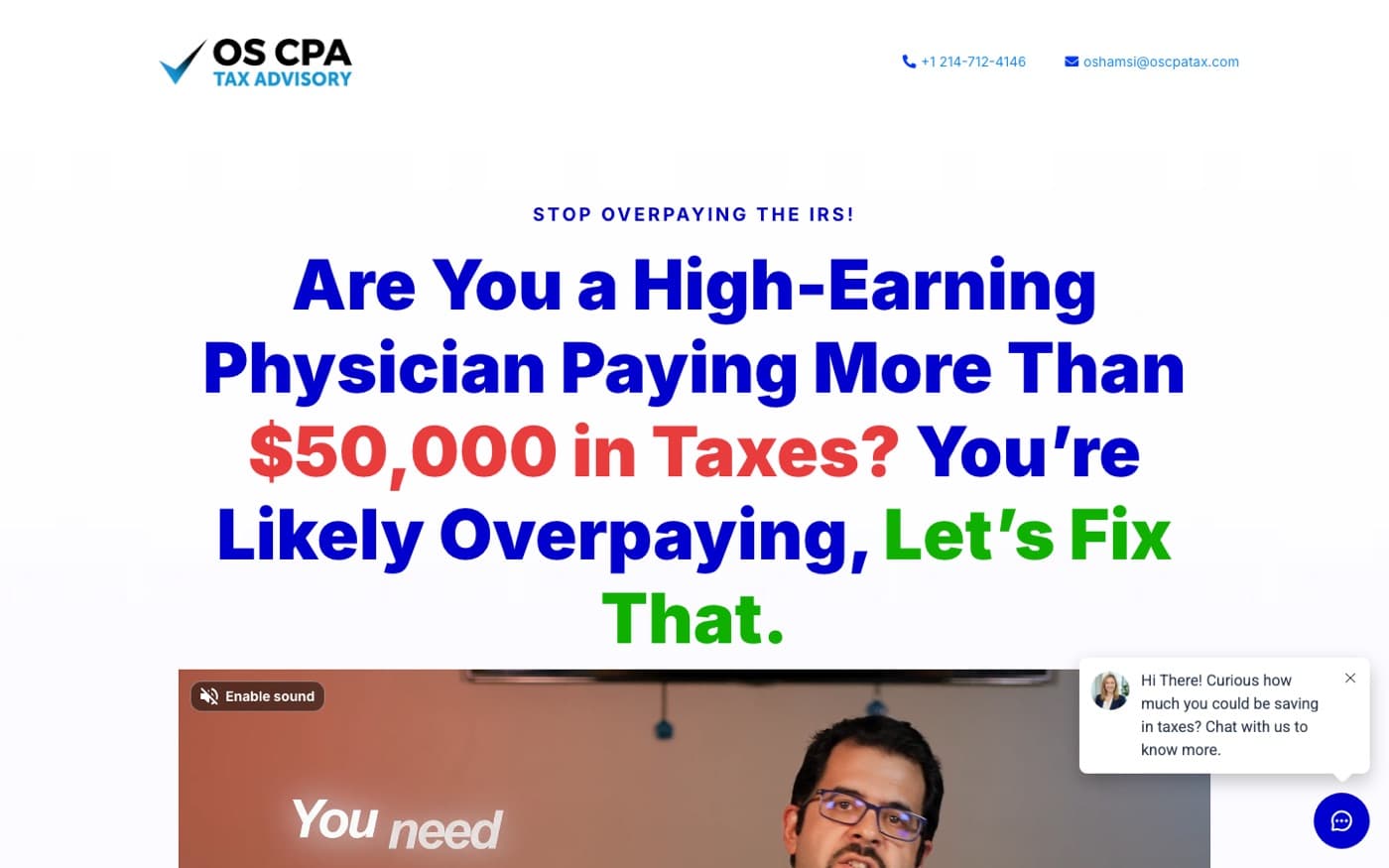 Physician funnel: Are you a high-earning physician paying more than $50,000 in taxes?