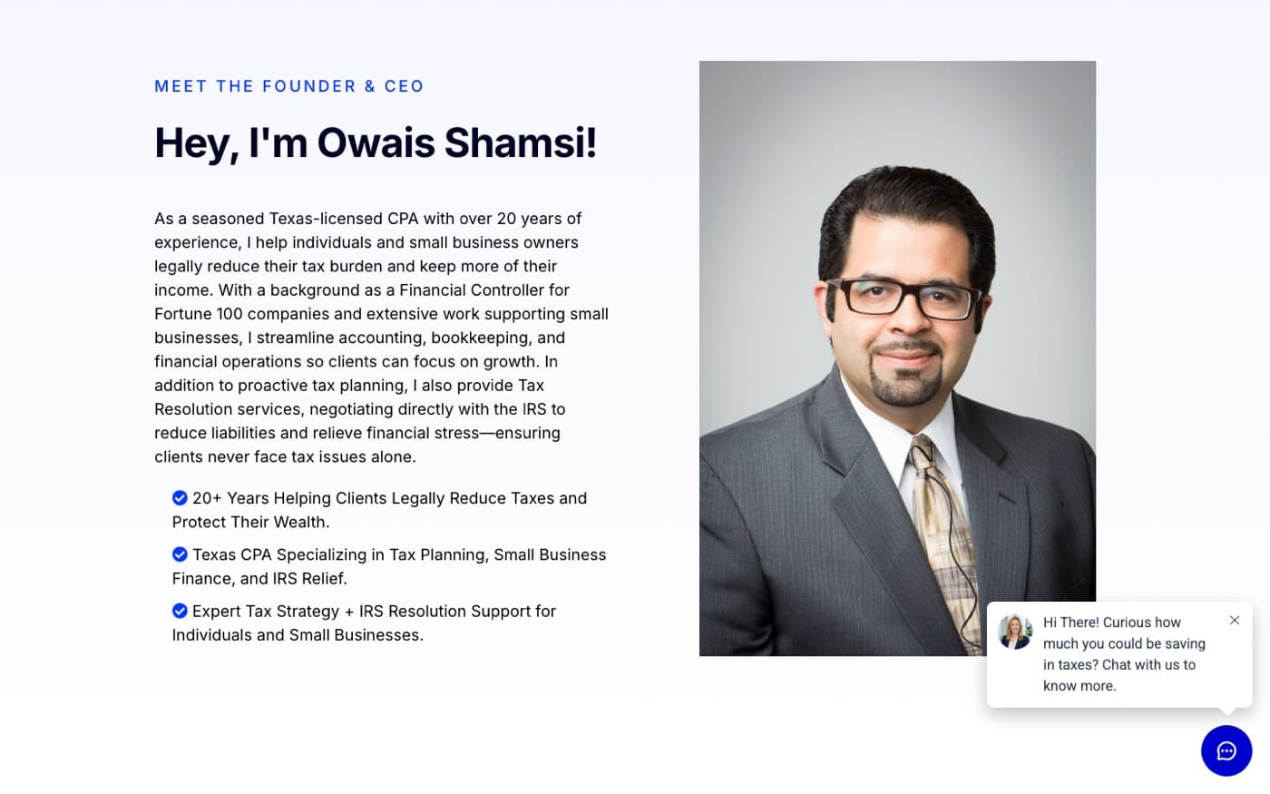 Meet the founder and CEO: Owais Shamsi