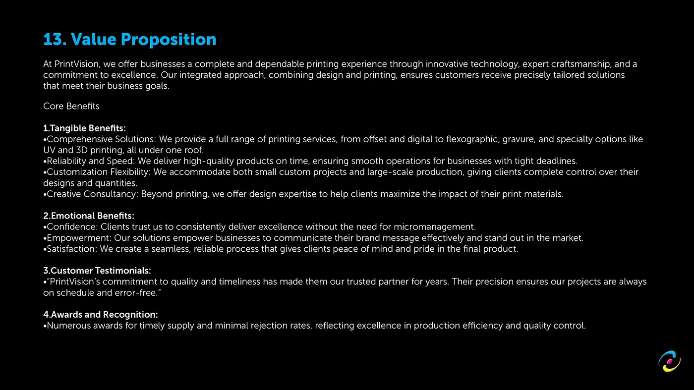 Value proposition