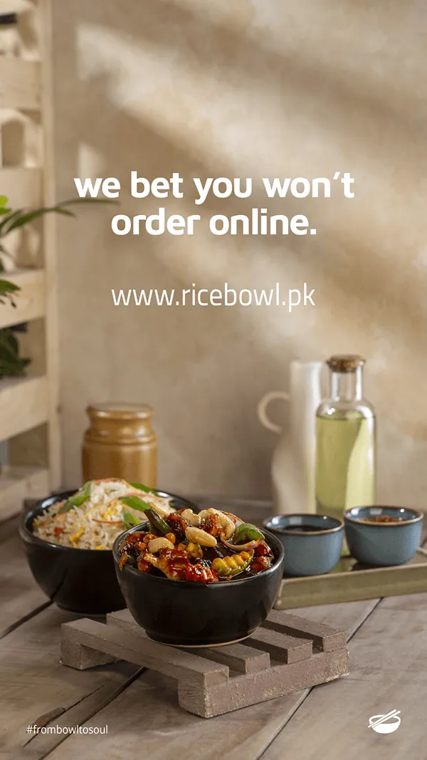 Post reading we bet you won't order online, www.ricebowl.pk