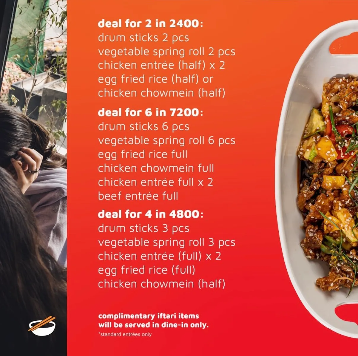 Deal card listing deal for 2 in 2400, deal for 6 in 7200 and deal for 4 in 4800 with every included item