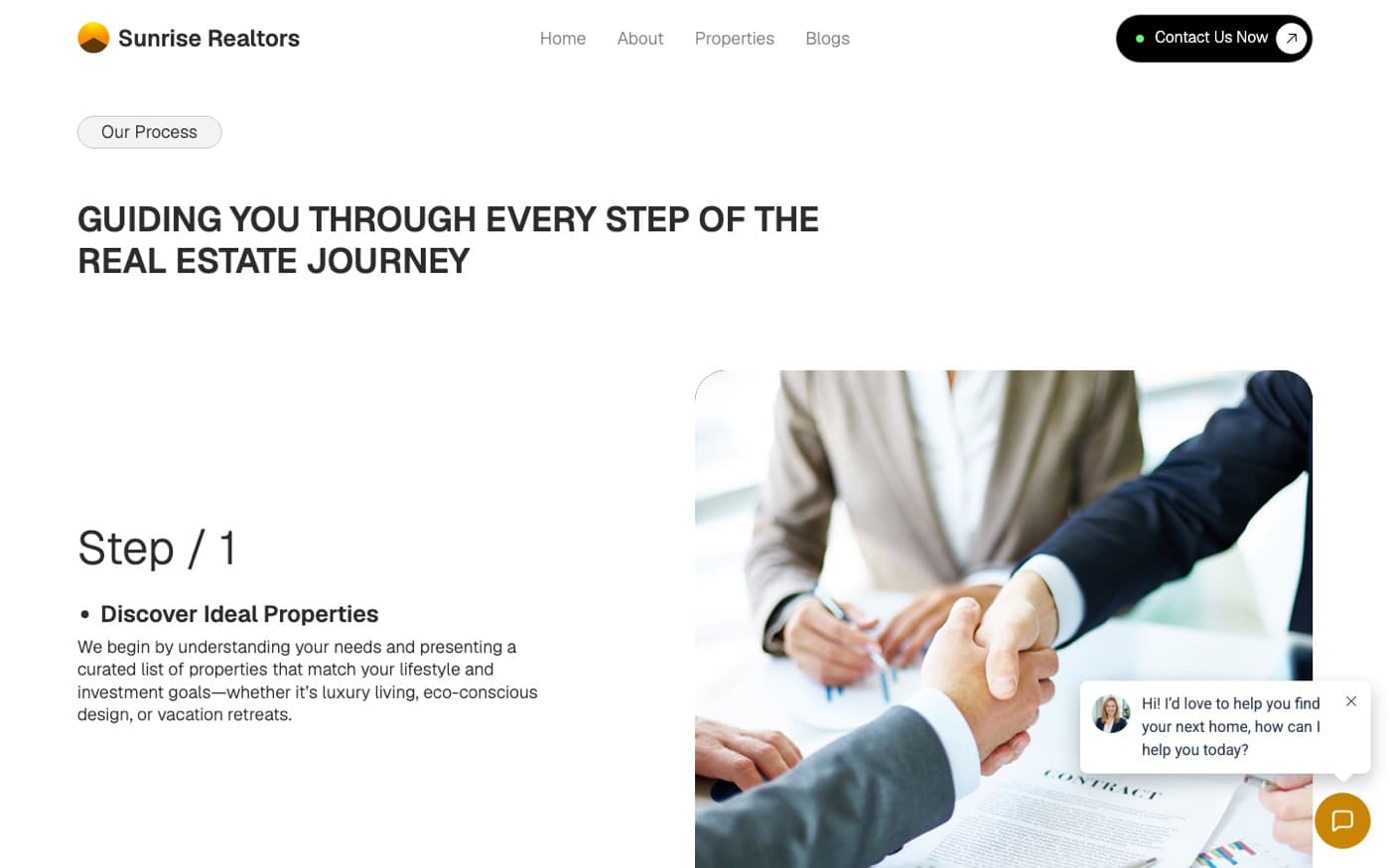 Our Process: guiding you through every step of the real estate journey