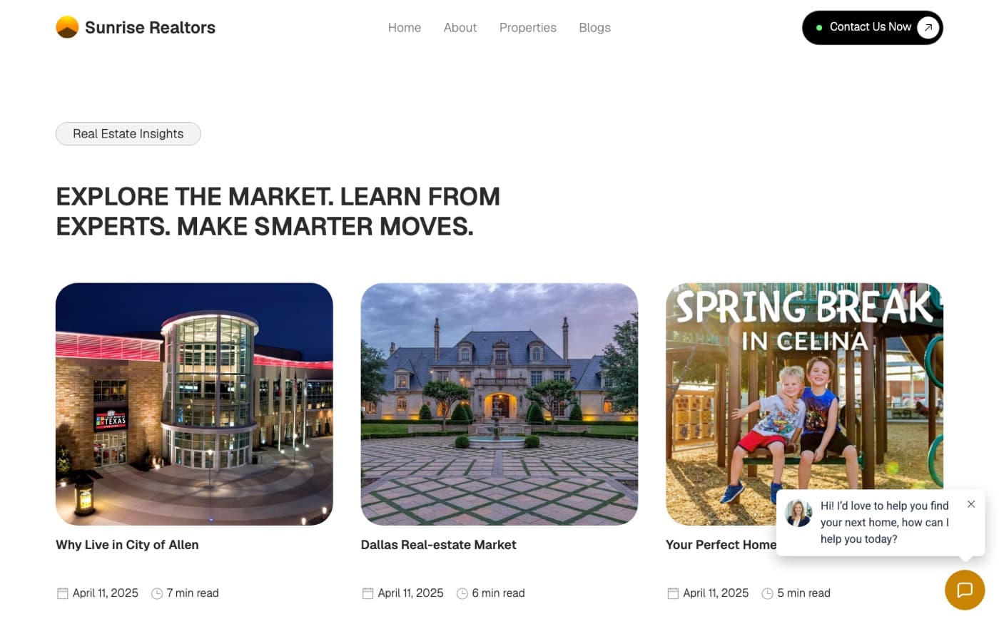 Blog index with articles about Allen, Dallas and Celina