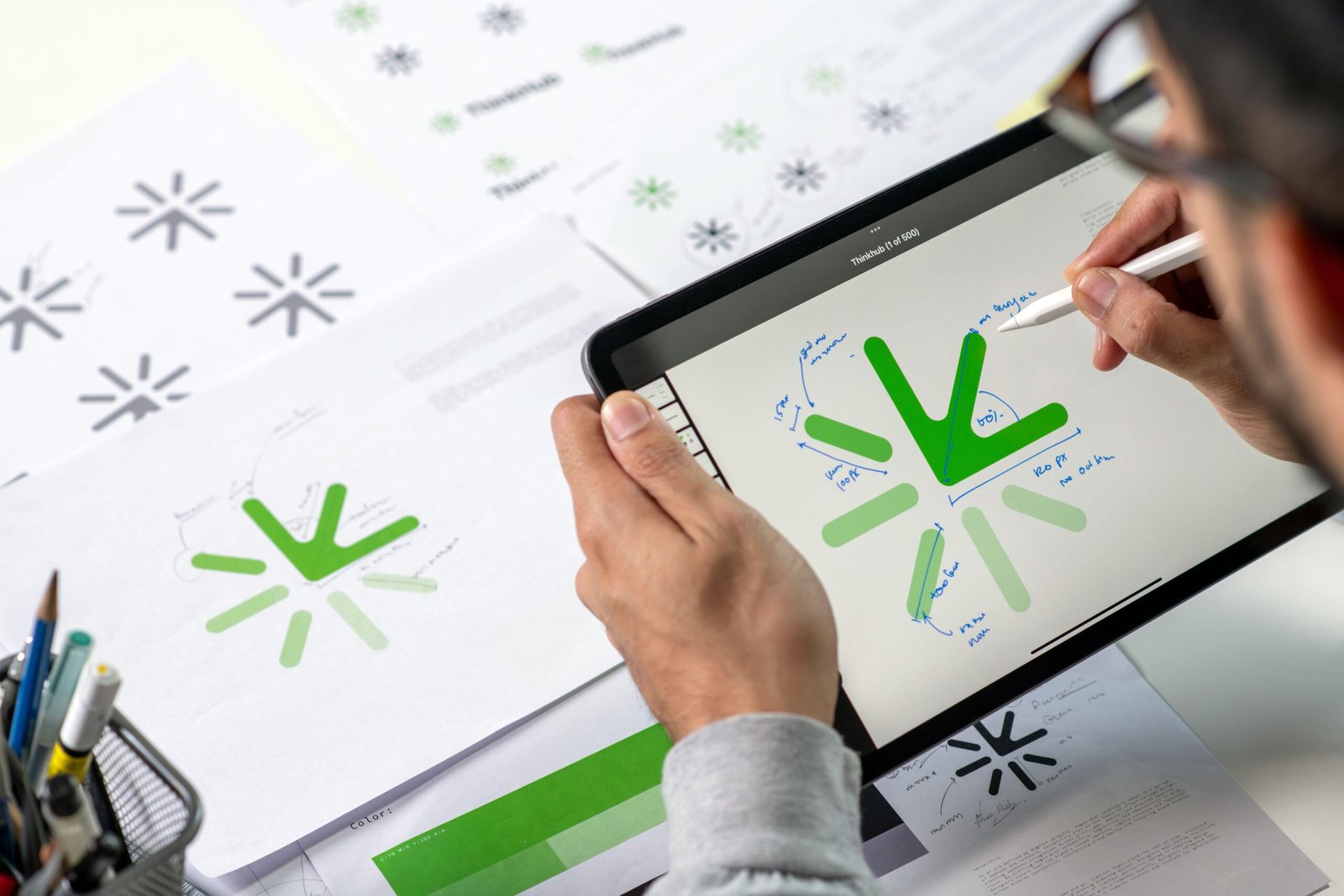 Pinn.Media studio working on a branding project a world class agency based in US